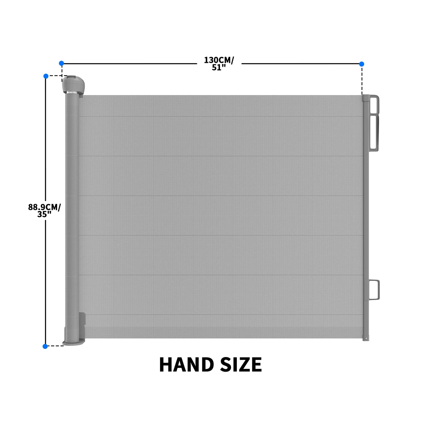 EFAN Gate One-Handed Operation for Doors and Stairs