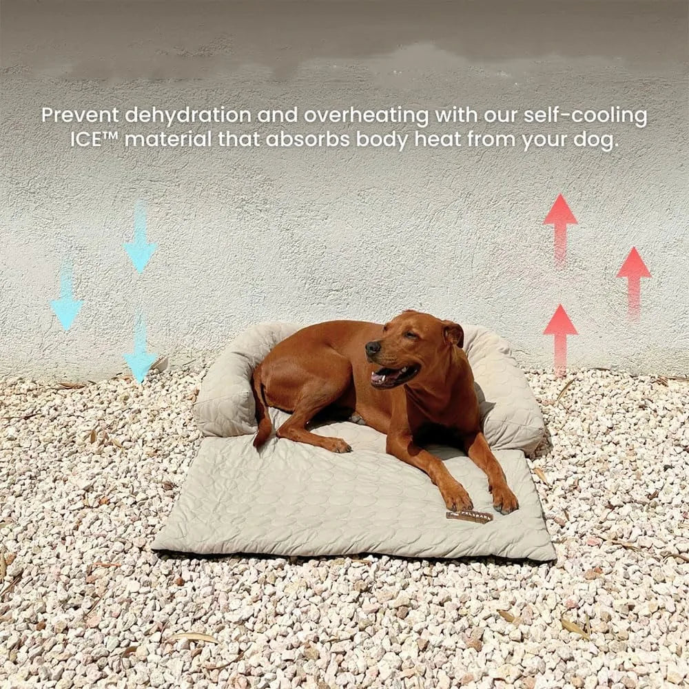 Dog Cooling Mattress With Ice Silk Surface For Pets