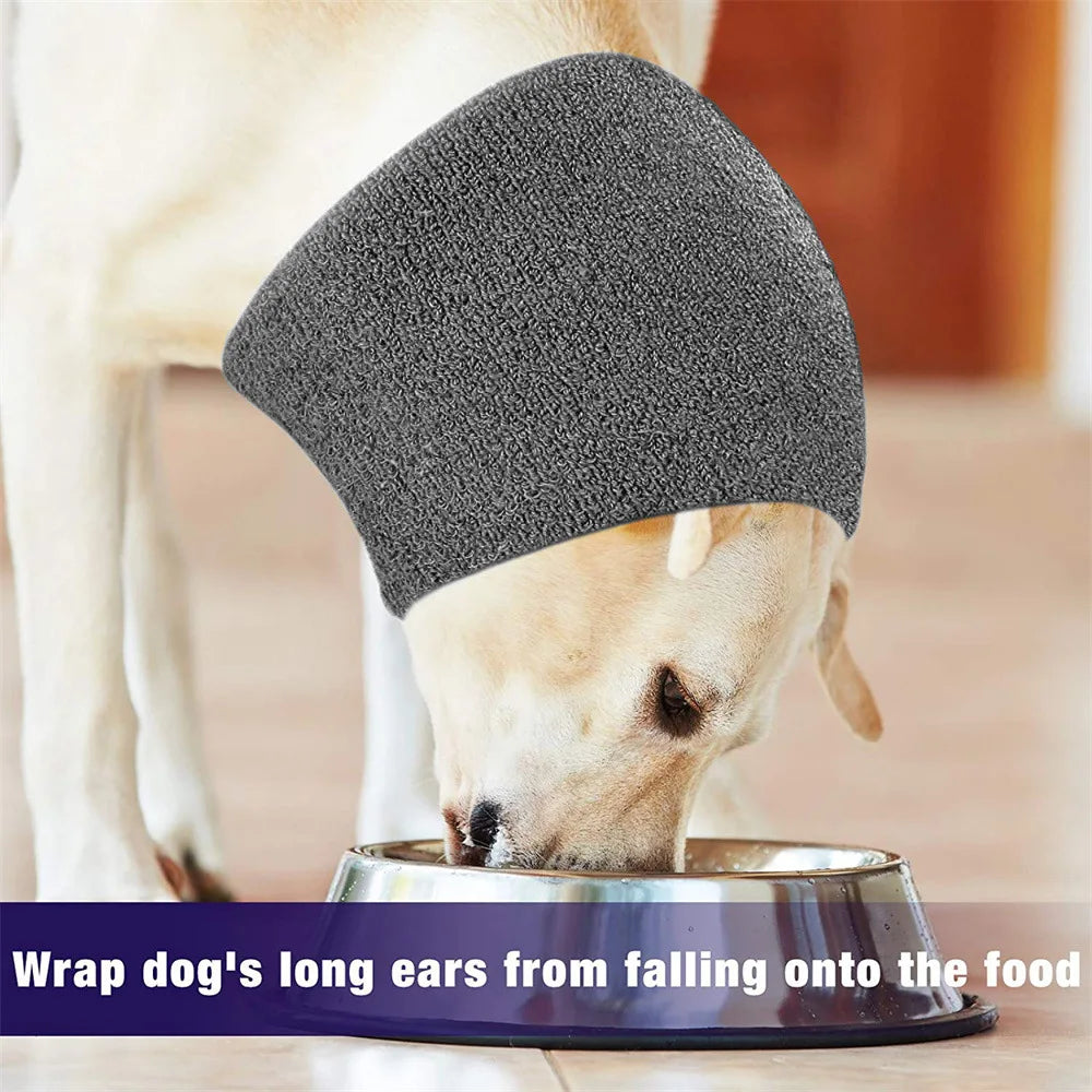 Dog Ear Muffs Noise-Proof Pet Grooming Hat For Bathing