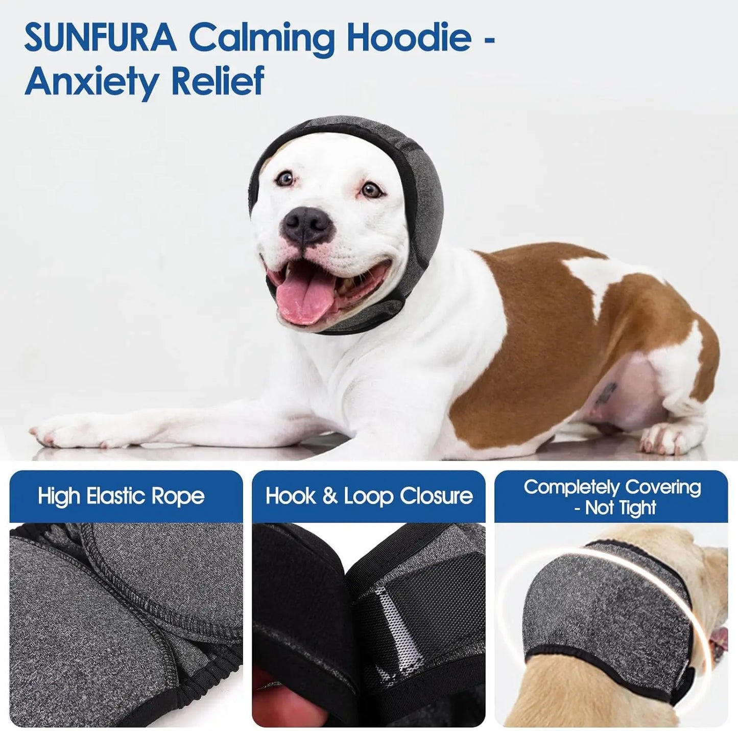 Dog Ear Muffs Hood Cover Waterproof Polyester Fabric