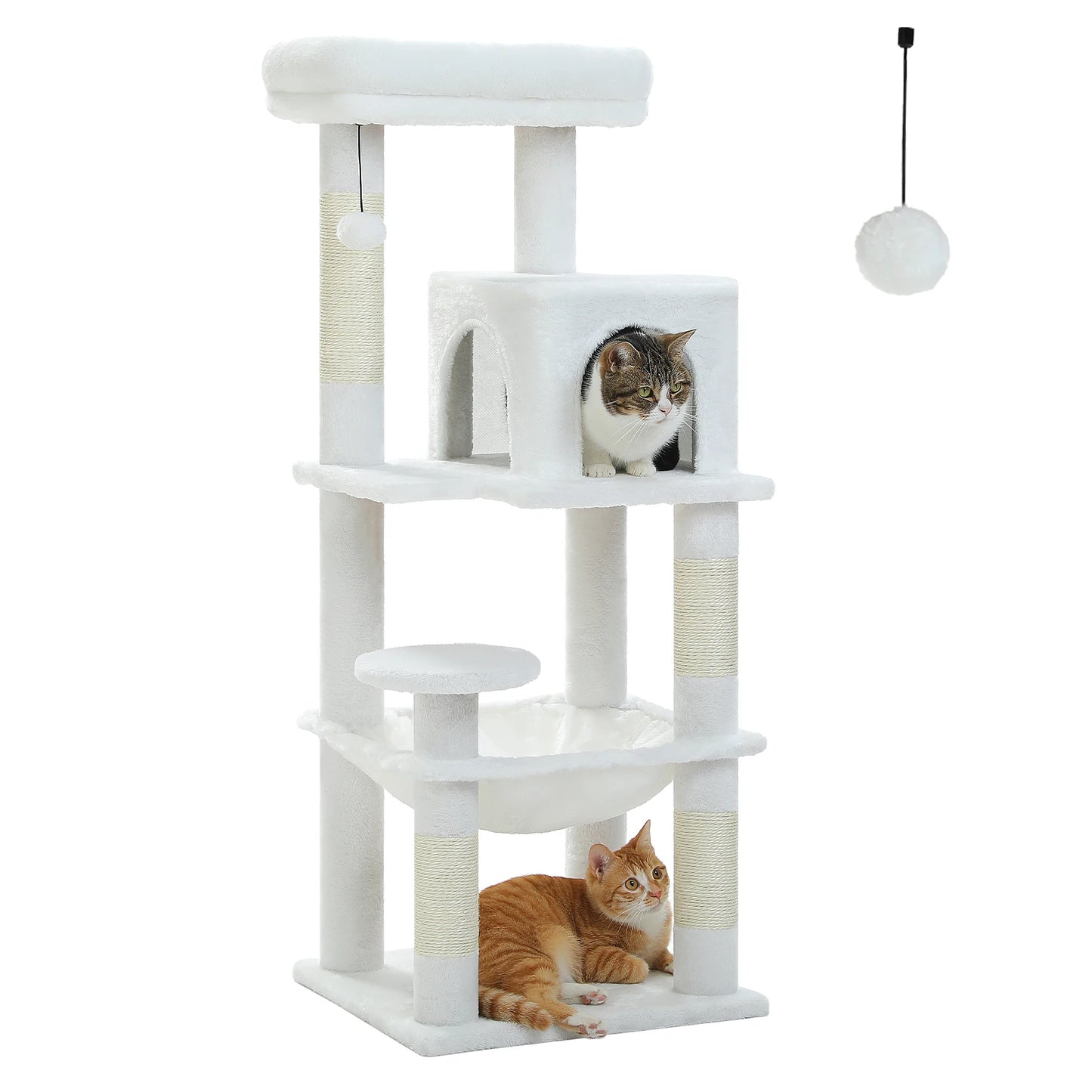 PETEPELACN Cat Tree 5-Level Tower for Indoor Cats Premium