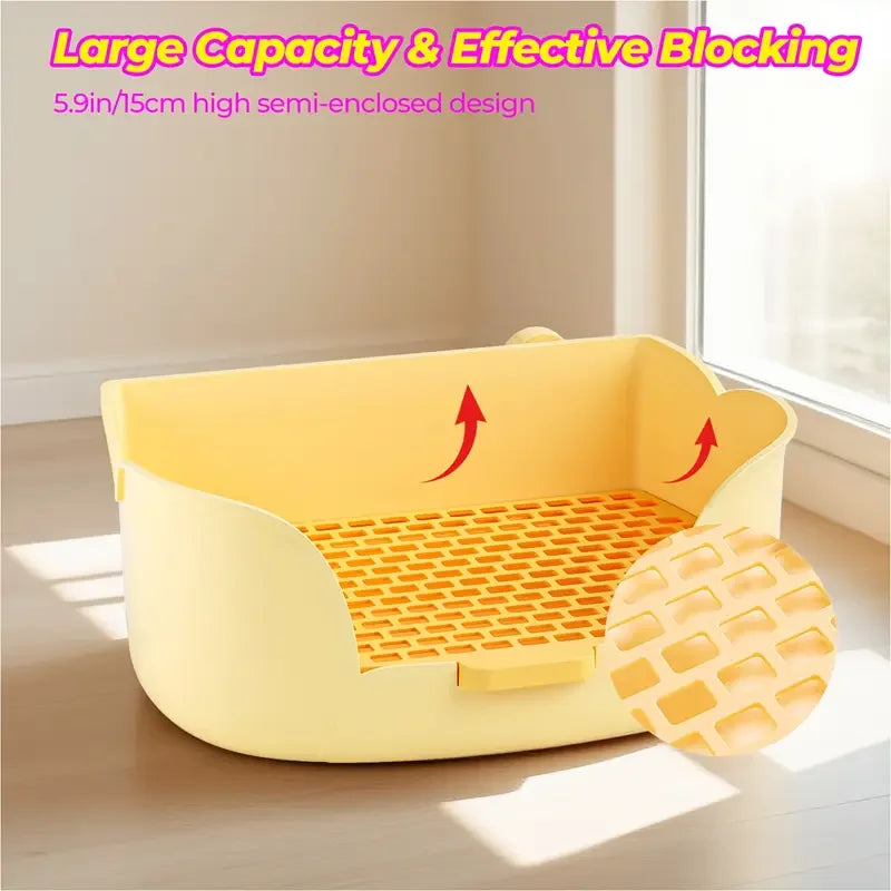 Rabbit Litter Box Corner Toilet Trainer For Small Animals