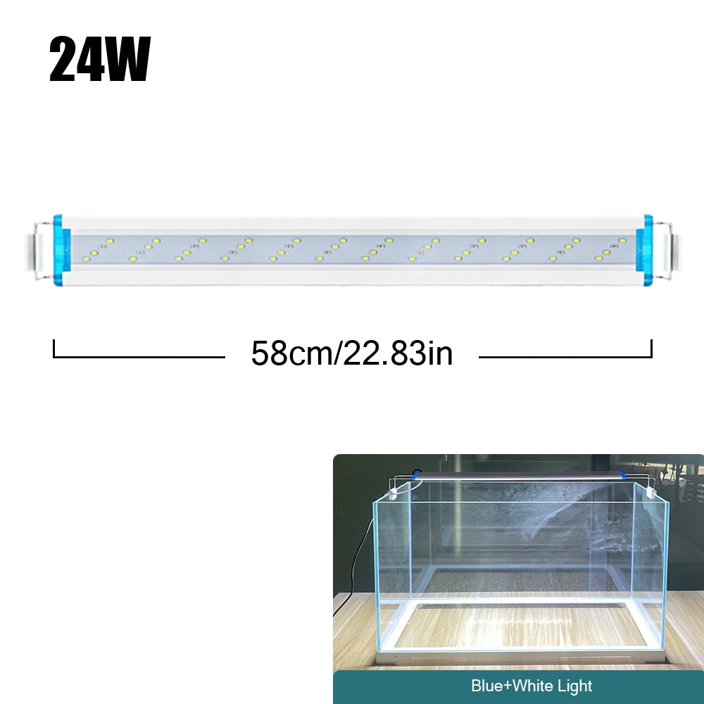 LED Aquarium Light Super Bright for Aquatic Plants and Fish Tanks