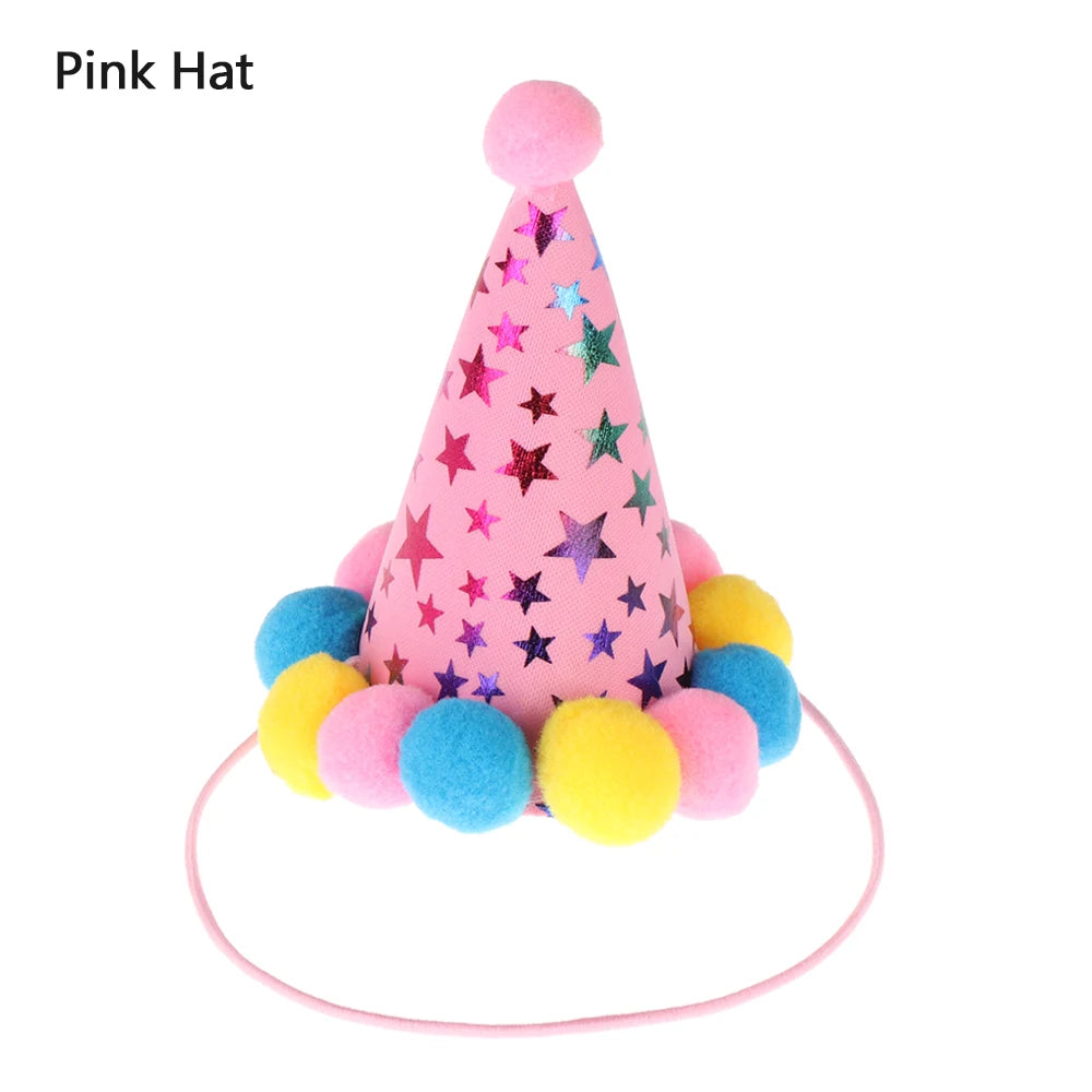 YTYINCN Pet Birthday Cap Sequin Design for Cats and Dogs