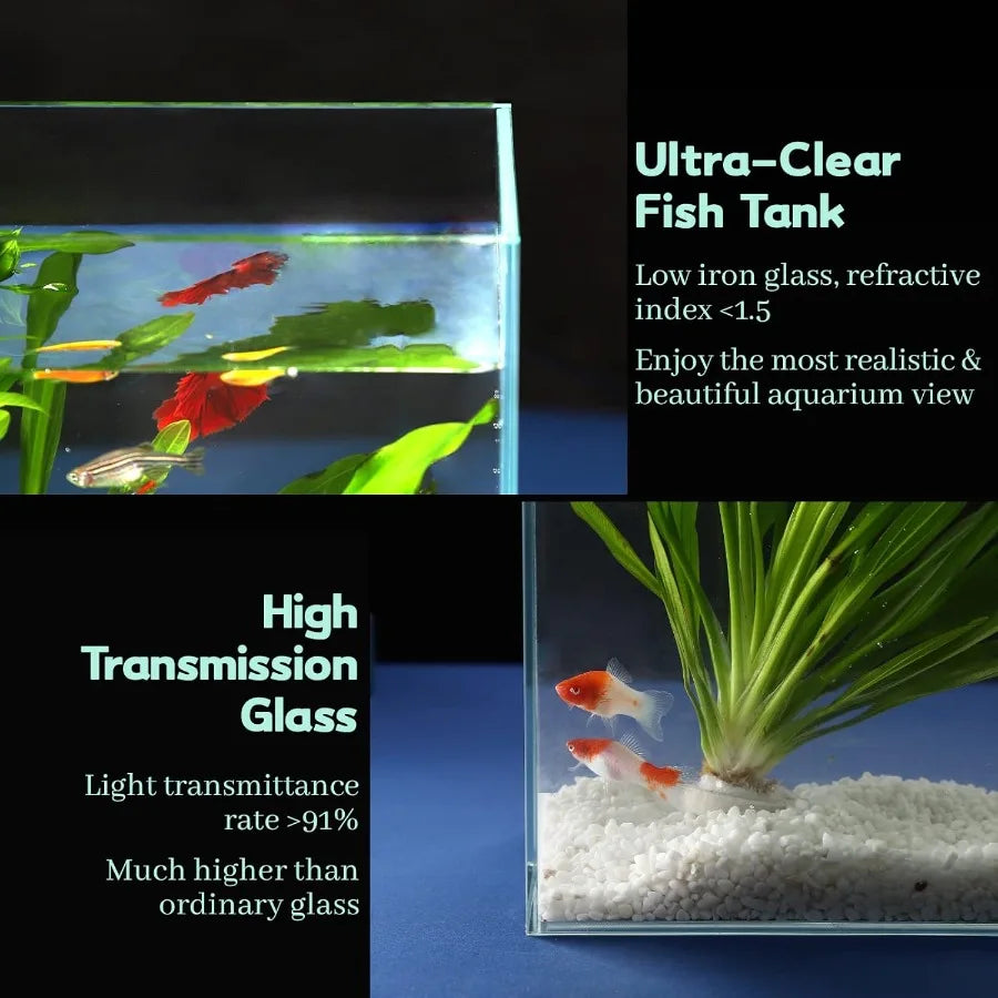 Aquarium Ultra Clear Low Iron Rimless Glass for Fish