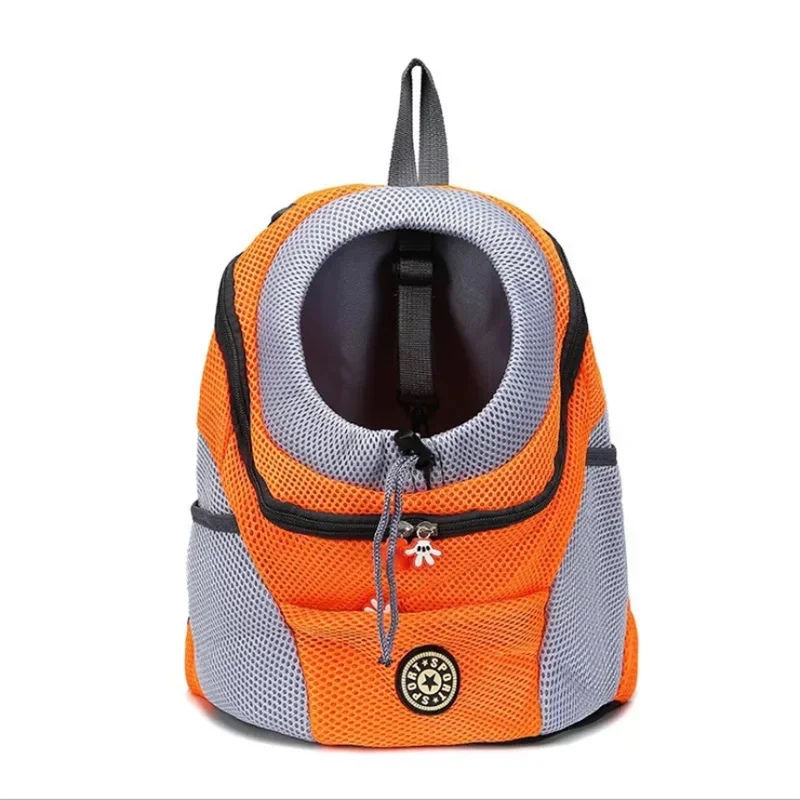 Backpack Dog Carrier Mesh Front Double Shoulder Design