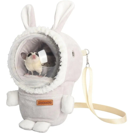 Small Animal Carrier With Rabbit Shaped Design For Pets