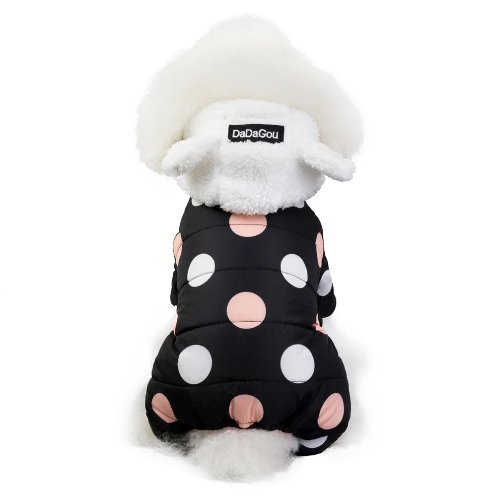 Dog Hoodie Fleece Coat Warm Winter Puppy Sweater Jacket