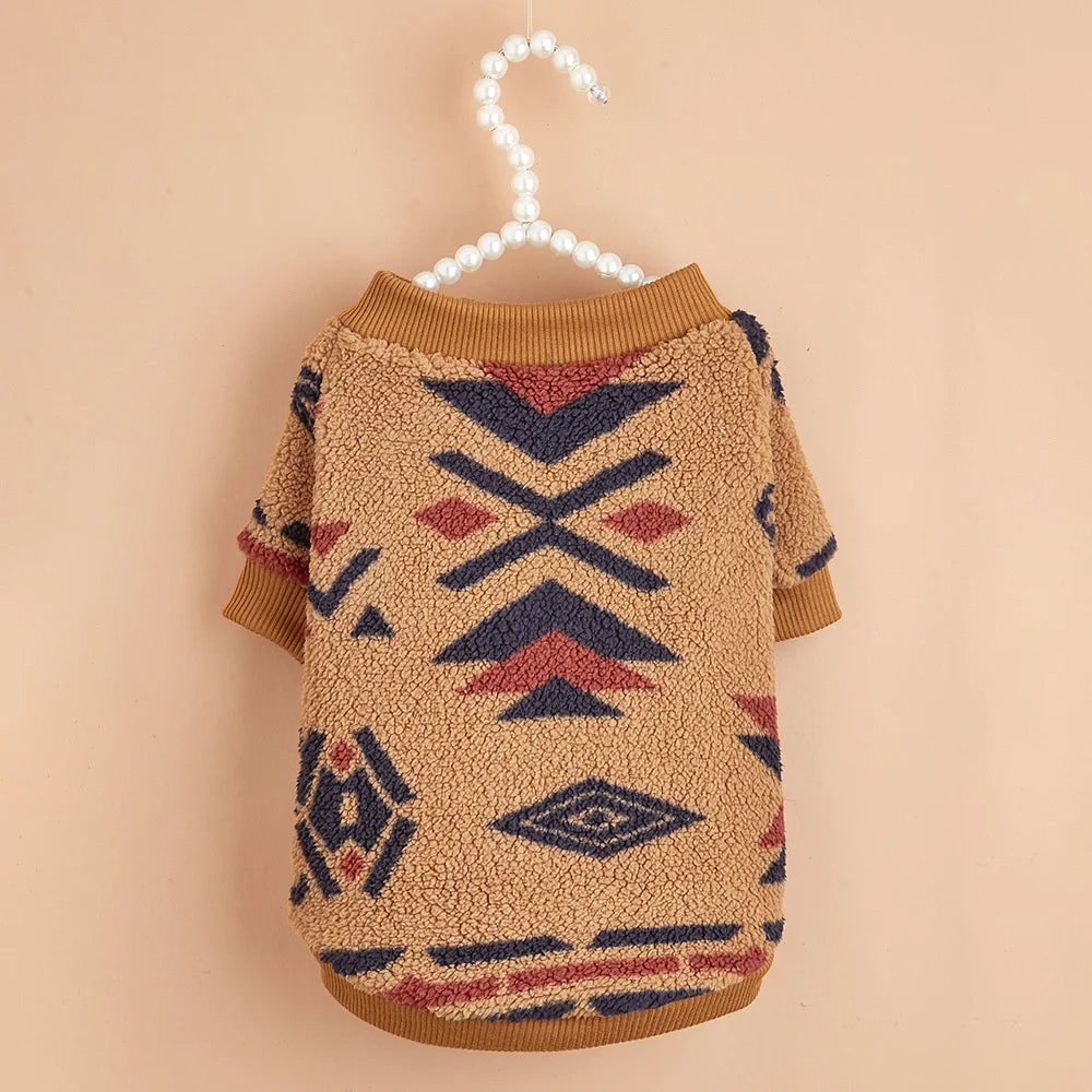 Newest Woolen Sweater for Small Dogs Warm Fleece Spring Autumn Pet Dog Clothes Chihuahua Schnauzer Puppy Pullovers Outfits