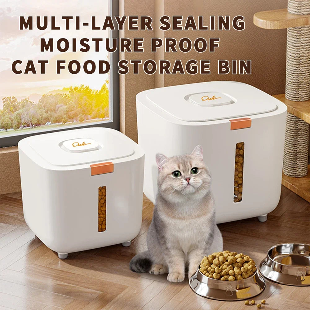 Pet Food Storage Barrel Copper Sealed Moisture Proof