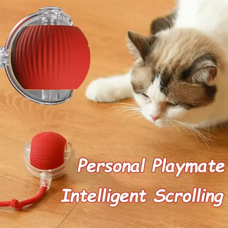 Cat Ball Toy With Intelligent Obstacle Avoidance System
