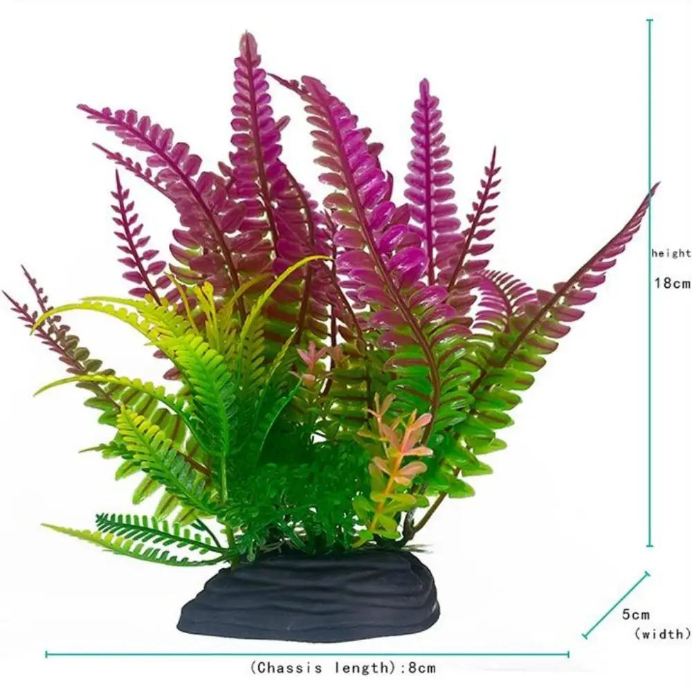 Artificial Aquarium Plants Plastic For Freshwater Fish Tank