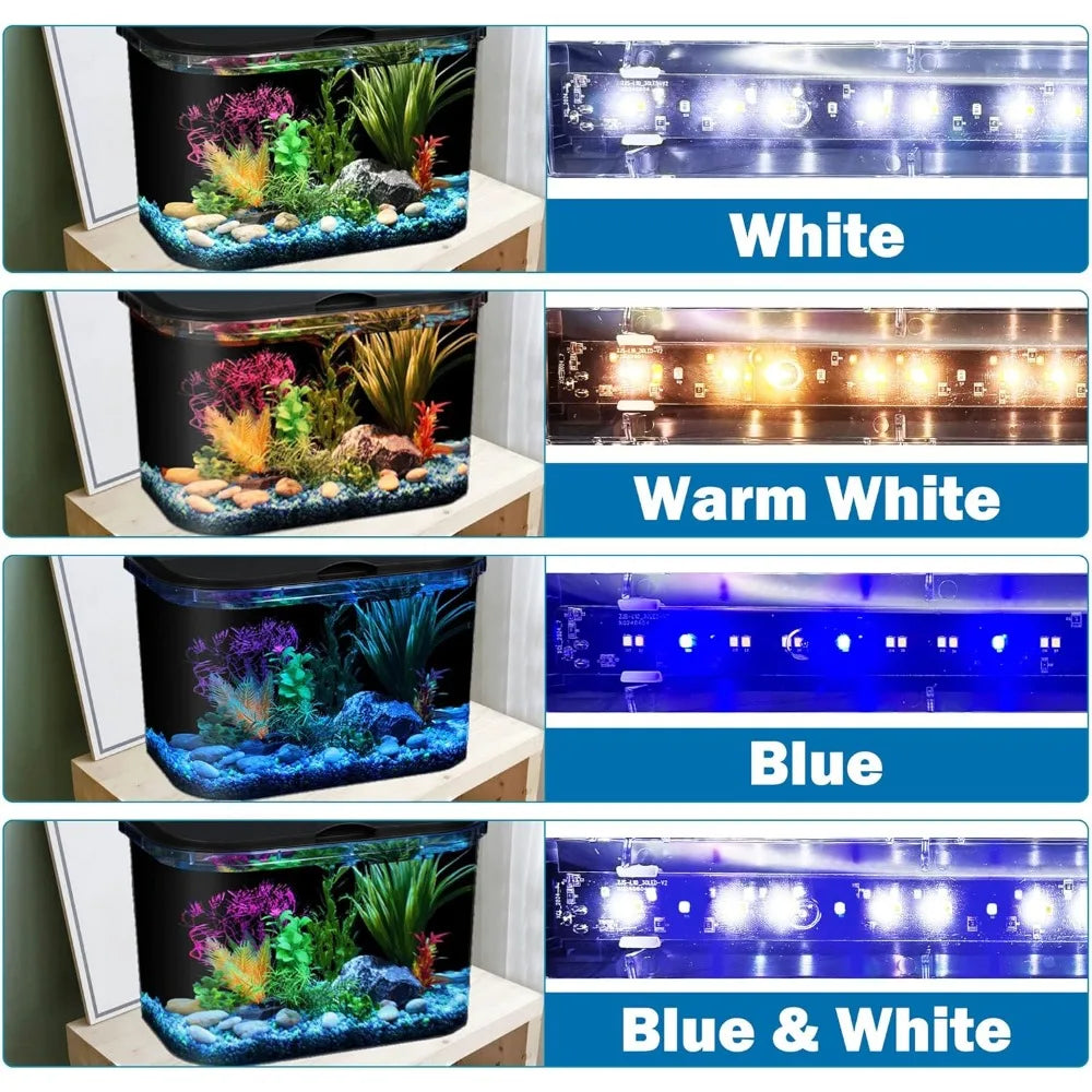 XMSJ Aquarium Kit With Led Lighting For Variety Of Fish