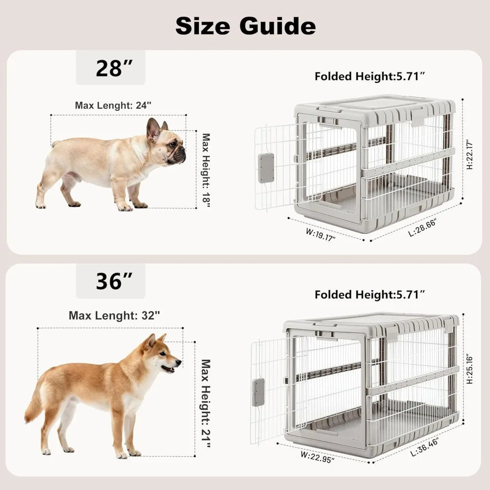 Dog Crate Foldable Kennel