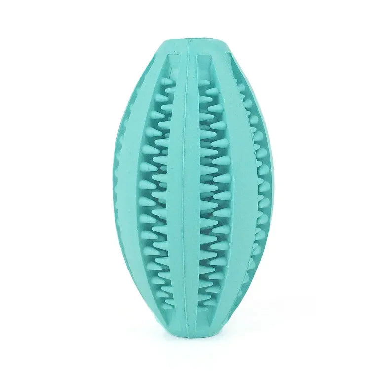 Dog Chew Ball Natural Rubber Teeth Cleaning Toy
