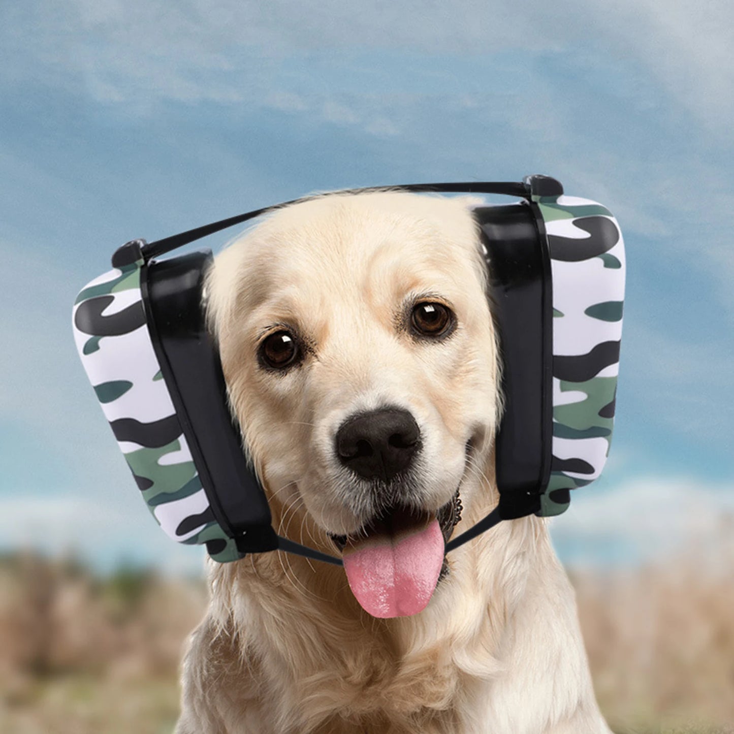 Dog Ear Muffs with Fast Snap Lock Dog Hearing Protection Earmuffs Pet Noise Reduction Cover for Thunder Fireworks & Hunting