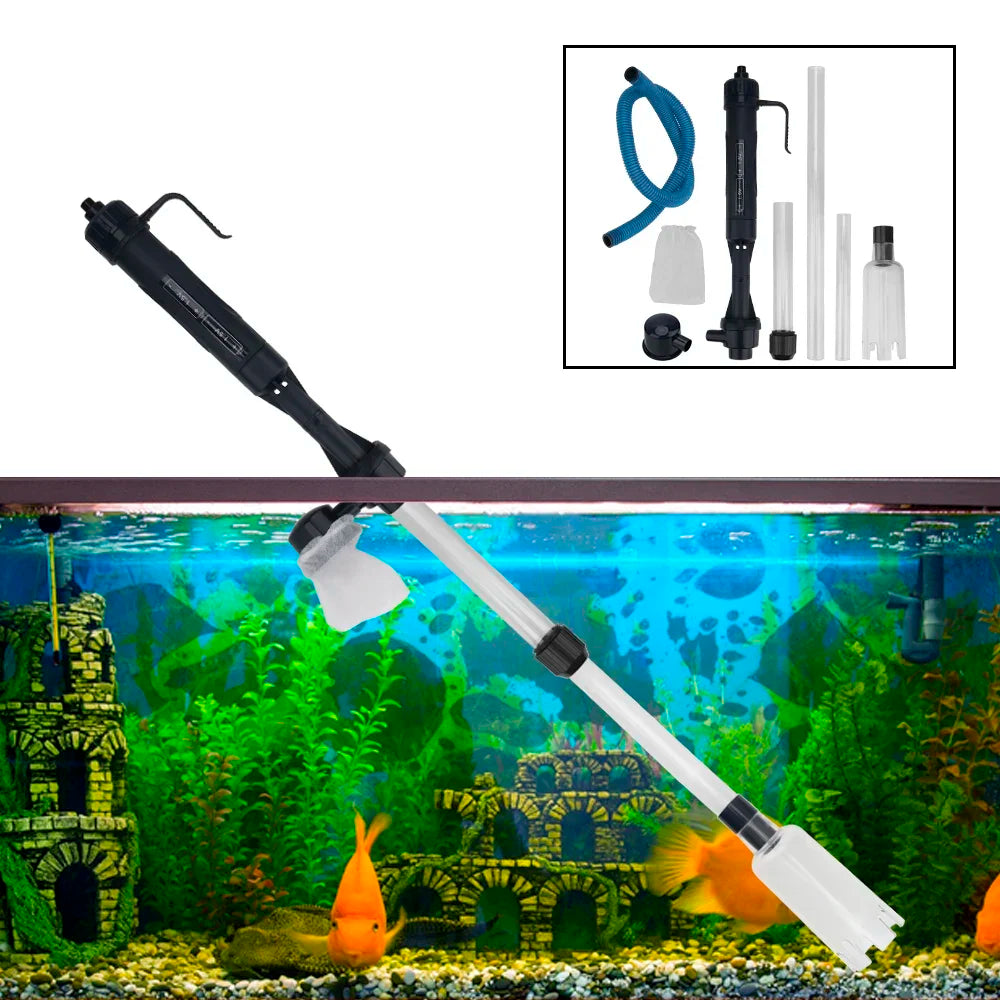 Gravel Cleaner Electric Adjustable for Aquarium Fish Tanks