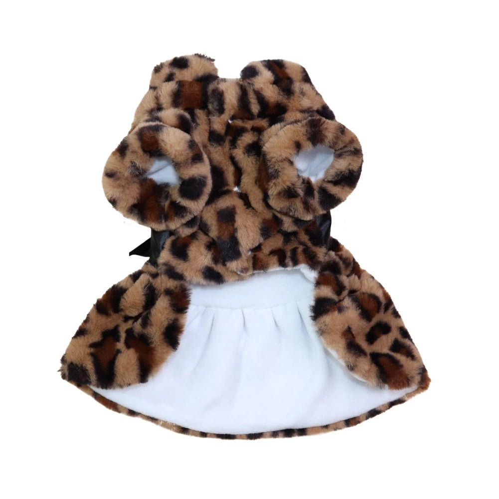 Dog Coat Leopard Print Jacket For Pets Outfit Collection