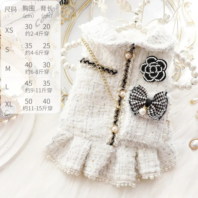 Dog Dress Winter Apparel Outfit For Pets Collection