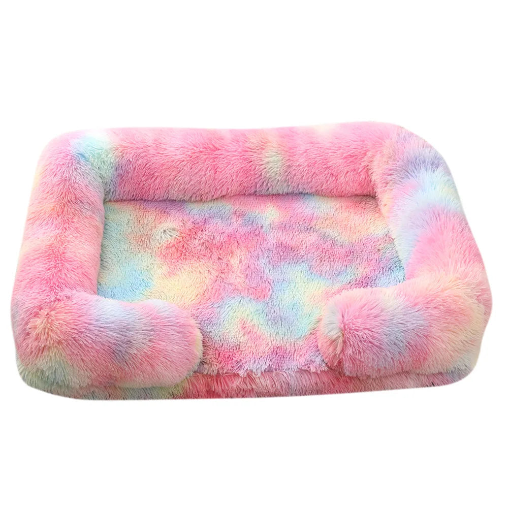 NONECN Dog Bed Nylon Removable Cover Plush Comfort
