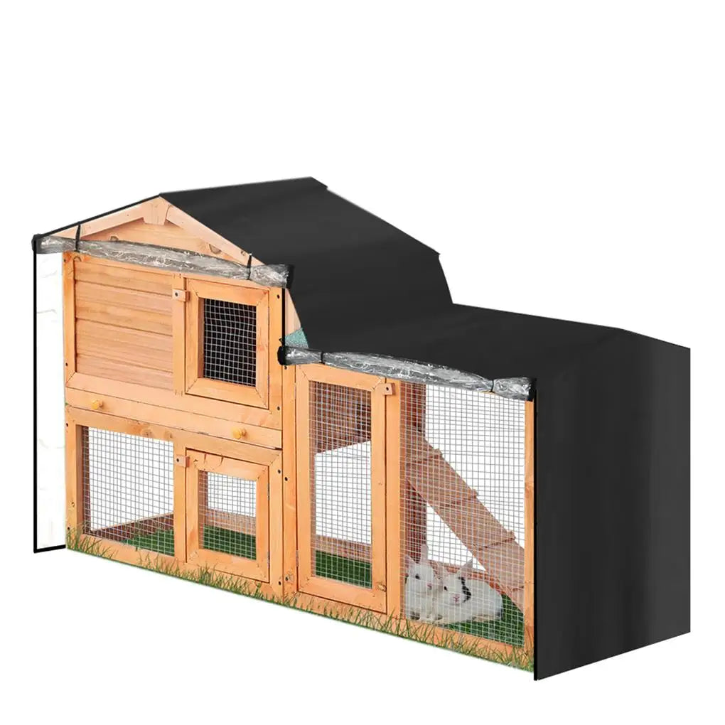 Rabbit Hutch Cover Oxford Cloth Outdoor Waterproof Dust Proof