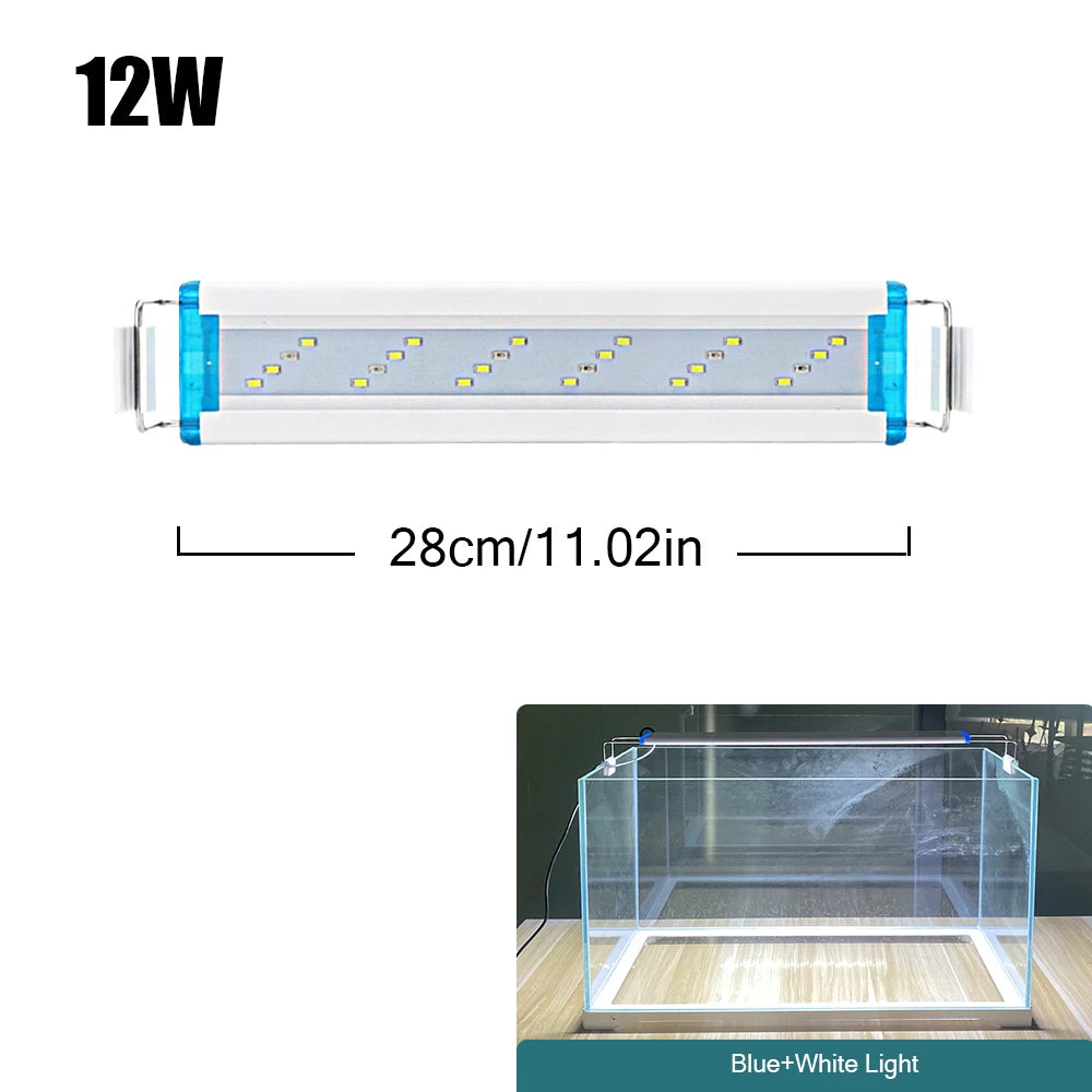 LED Aquarium Light Super Bright for Aquatic Plants and Fish Tanks