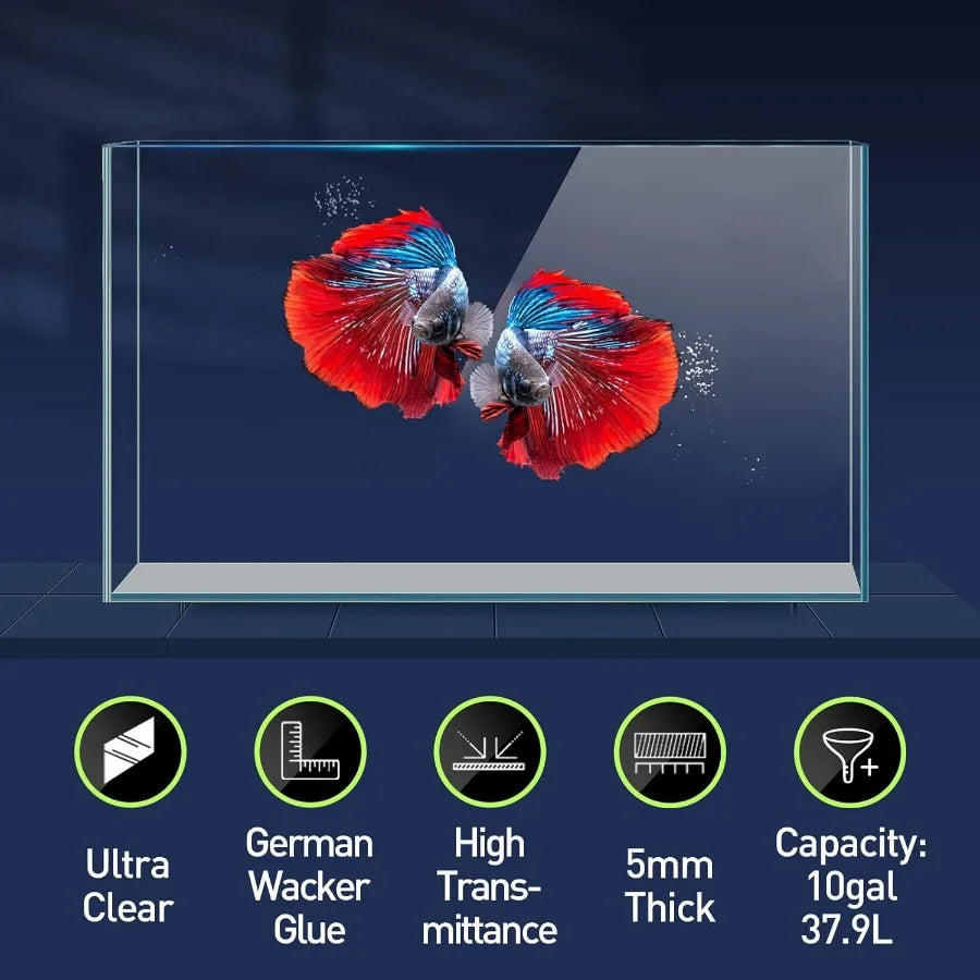 Aquarium Ultra Clear Low Iron Rimless Glass for Fish