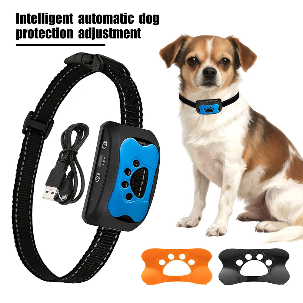 Dog Bark Collar Ultrasonic Vibration Stopper For Training
