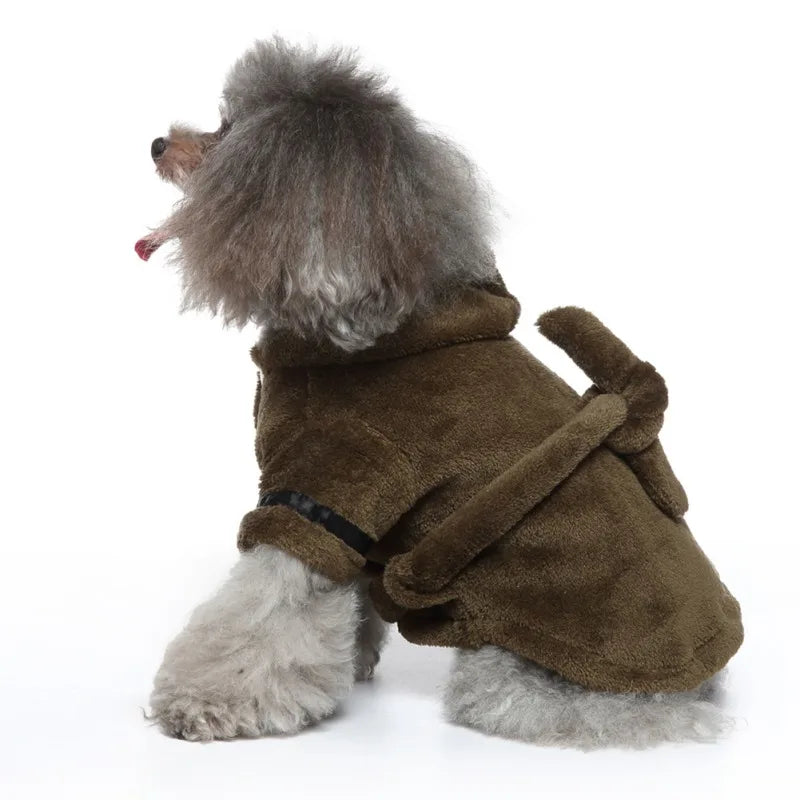 Dog Bathrobe Hooded for Household Pets and Cats Everyday Use