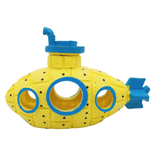 MOJOYCE Aquarium Submarine Ornament PVC Creative Decor
