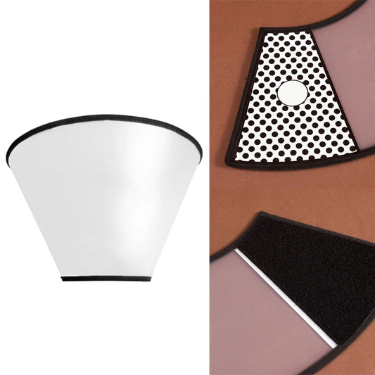 MOJOYCE Plastic Dog Cone Collar Recovery ECollar Protective