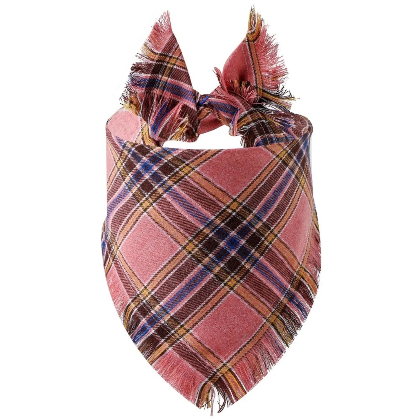 Dog Bandana with Tassel Edges Holiday Party Accessory