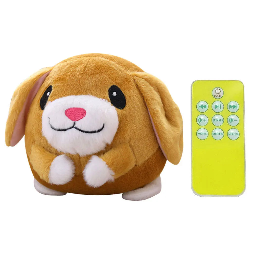 Shunmaii Cartoon Pig Moving Pet Plush Toy USB Rechargeable