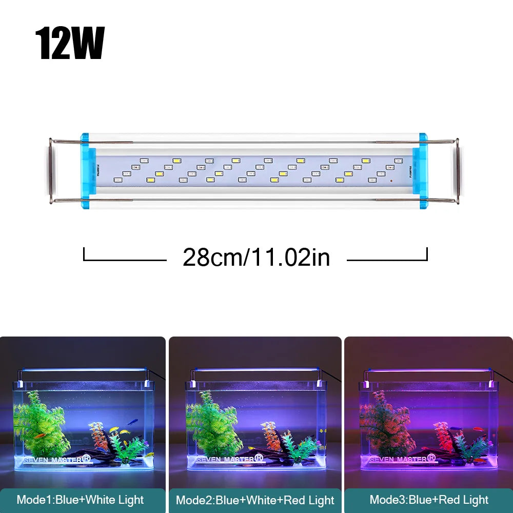 LED Aquarium Light Super Bright for Aquatic Plants and Fish Tanks