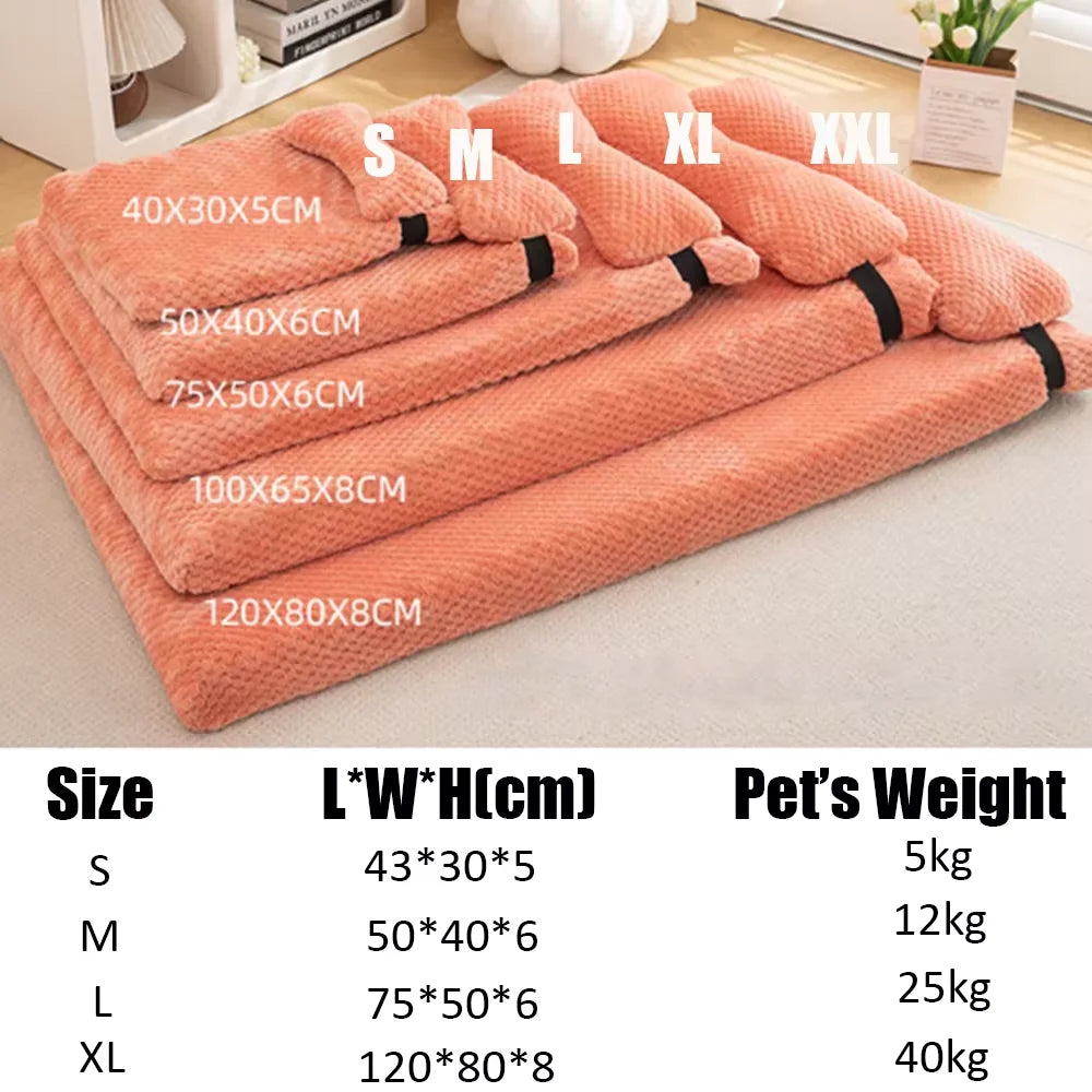 Dog Bed With Removable Cover For Pets And Cats Comfort