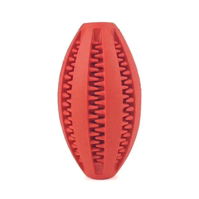 Dog Chew Ball Natural Rubber Teeth Cleaning Toy