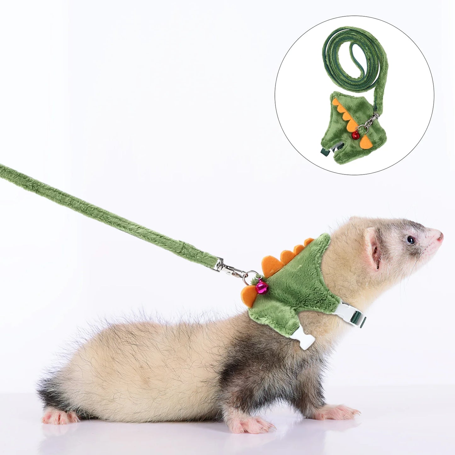 Pet Harness Dragon Design With Adjustable Leash And Comfort Fit