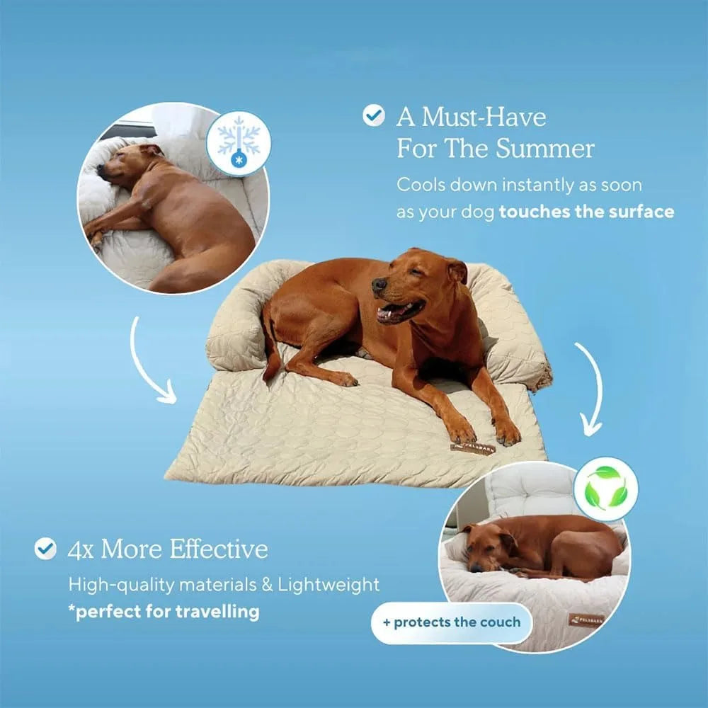 Dog Cooling Mattress With Ice Silk Surface For Pets
