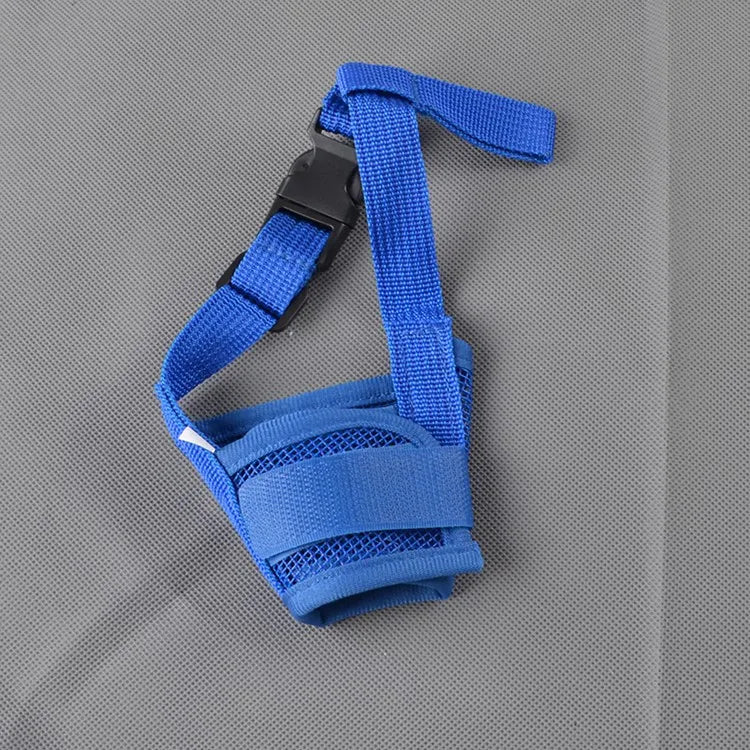 Dog Muzzle Adjustable Breathable Mesh Nylon Straps For Dogs