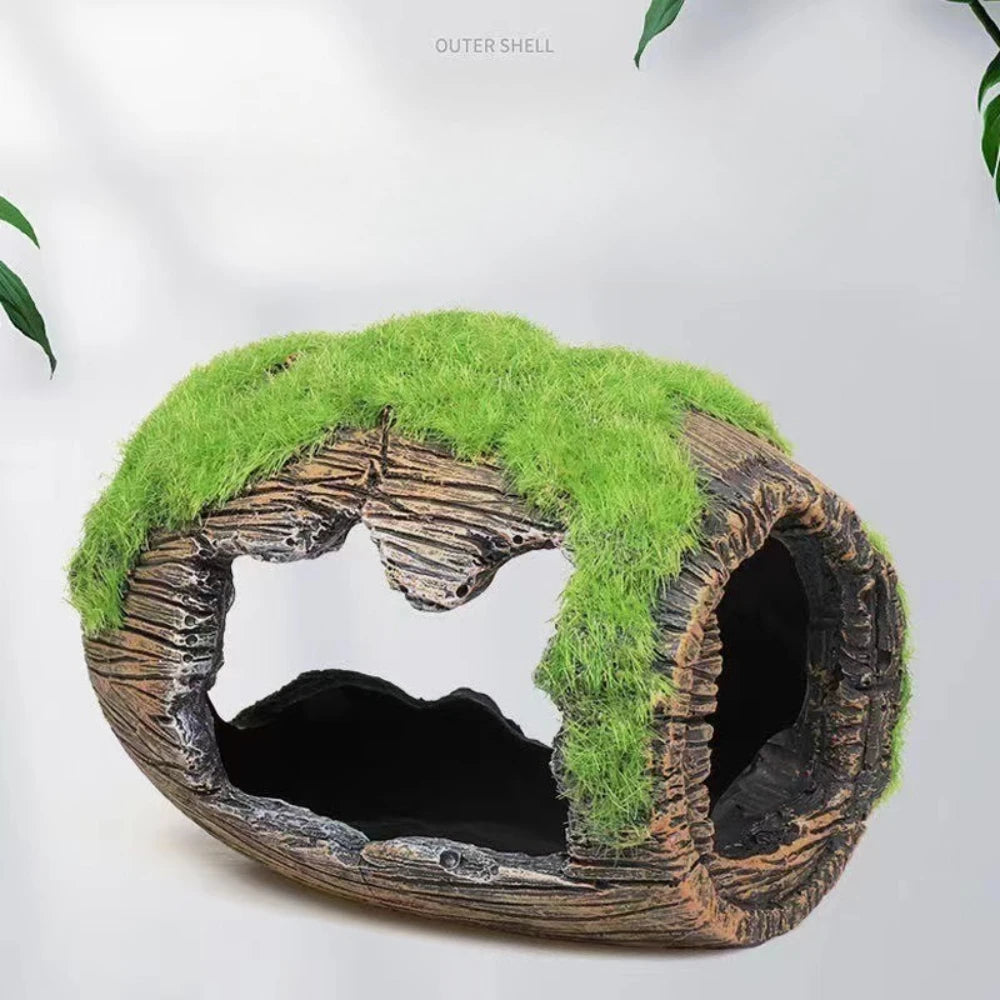 Aquarium Barrel Decoration Resin For Fish And Shrimp