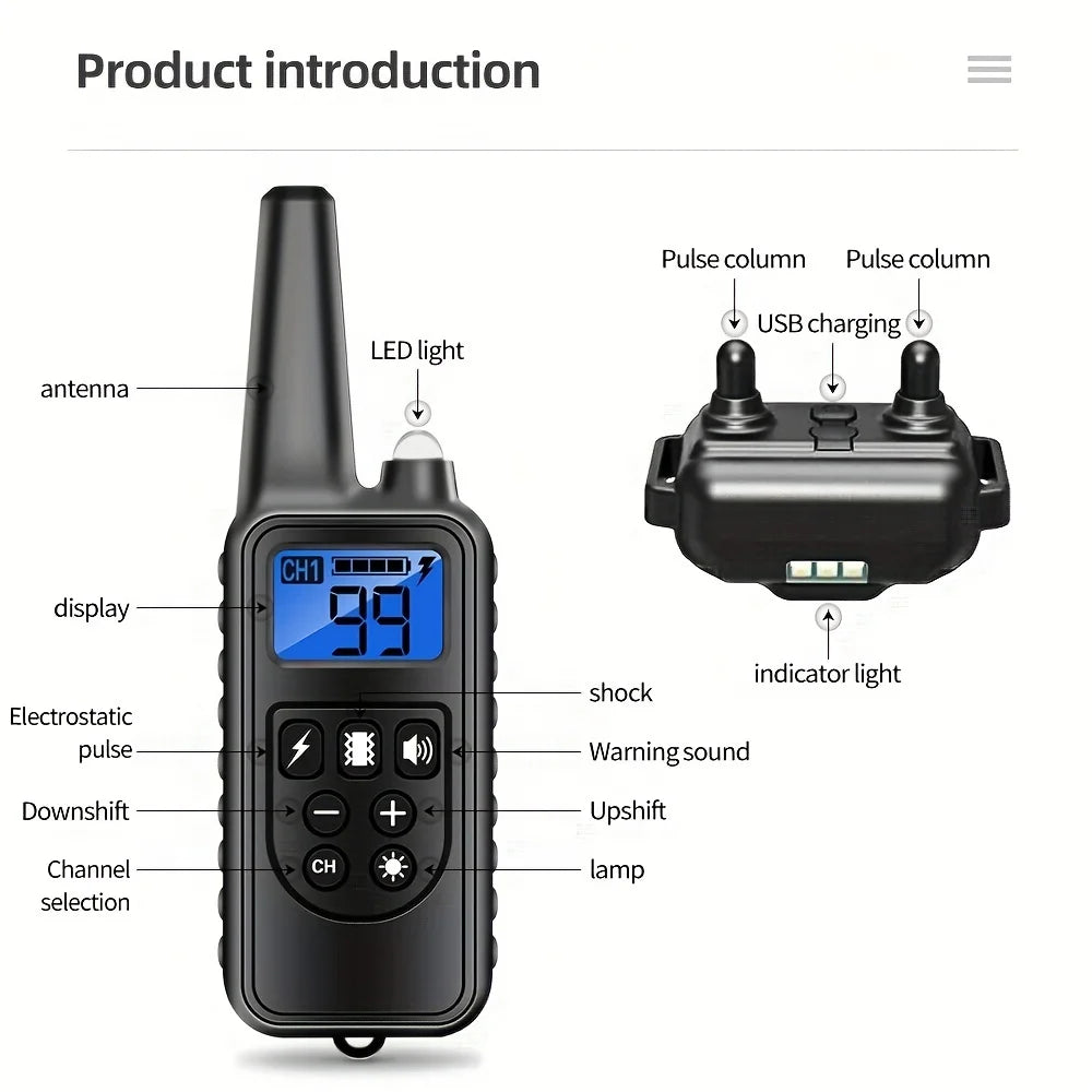 Dog Training Collar Waterproof For Dogs Comfortable Training Experience