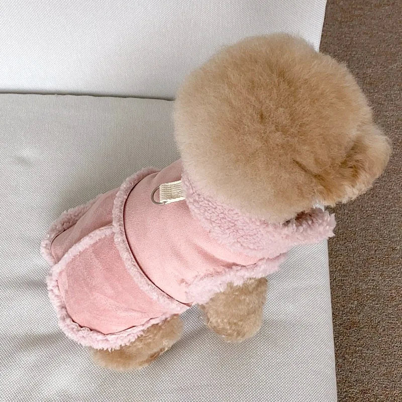 Dog Vest Fleece Winter Warm Coat For Small Medium Dogs