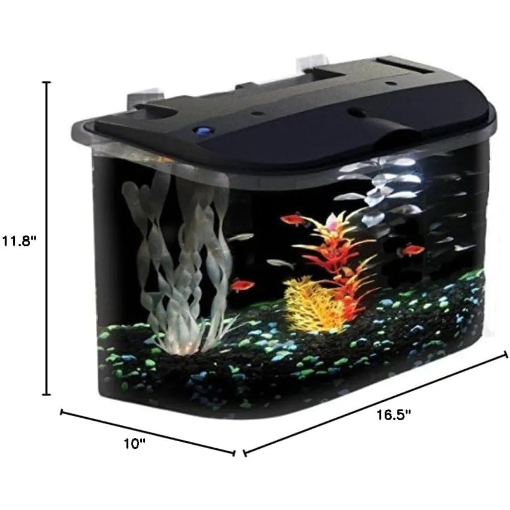 XMSJ Aquarium Kit With Led Lighting For Variety Of Fish