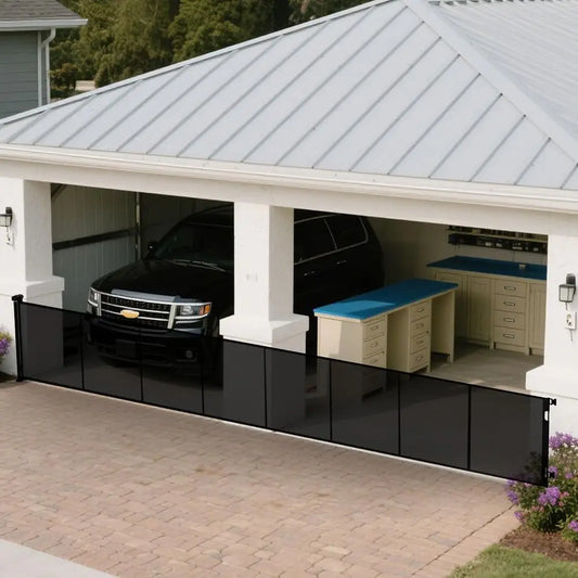 Retractable Baby Gate Extra Wide Mesh Safety For Doorways