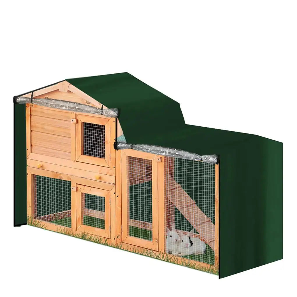 Rabbit Hutch Cover Oxford Cloth Outdoor Waterproof Dust Proof
