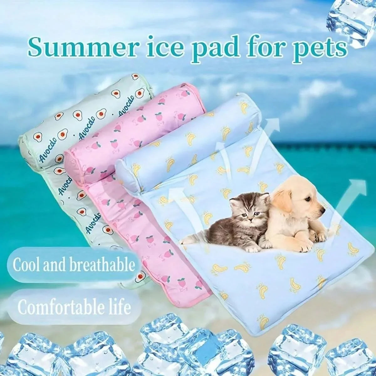 Dog Mat Cooling Pad For Pets Home Living Room Usage