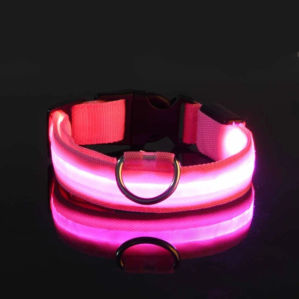 NONECN Dog Leash Luminescent Night Led Glow For Night Walks