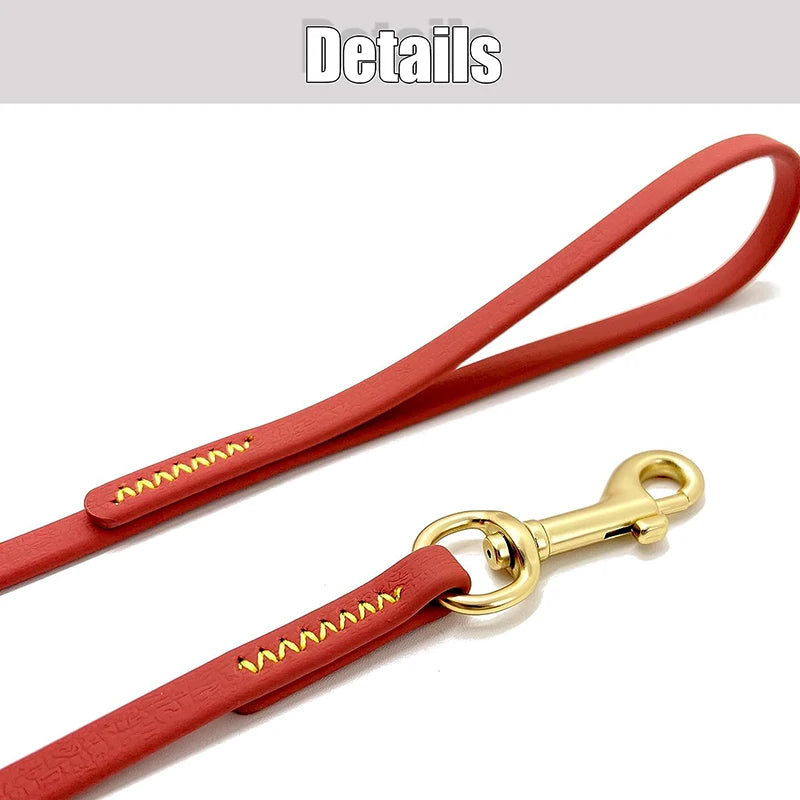 Dog Leash Waterproof Easy-Clean PVC Training Rope For All Breeds