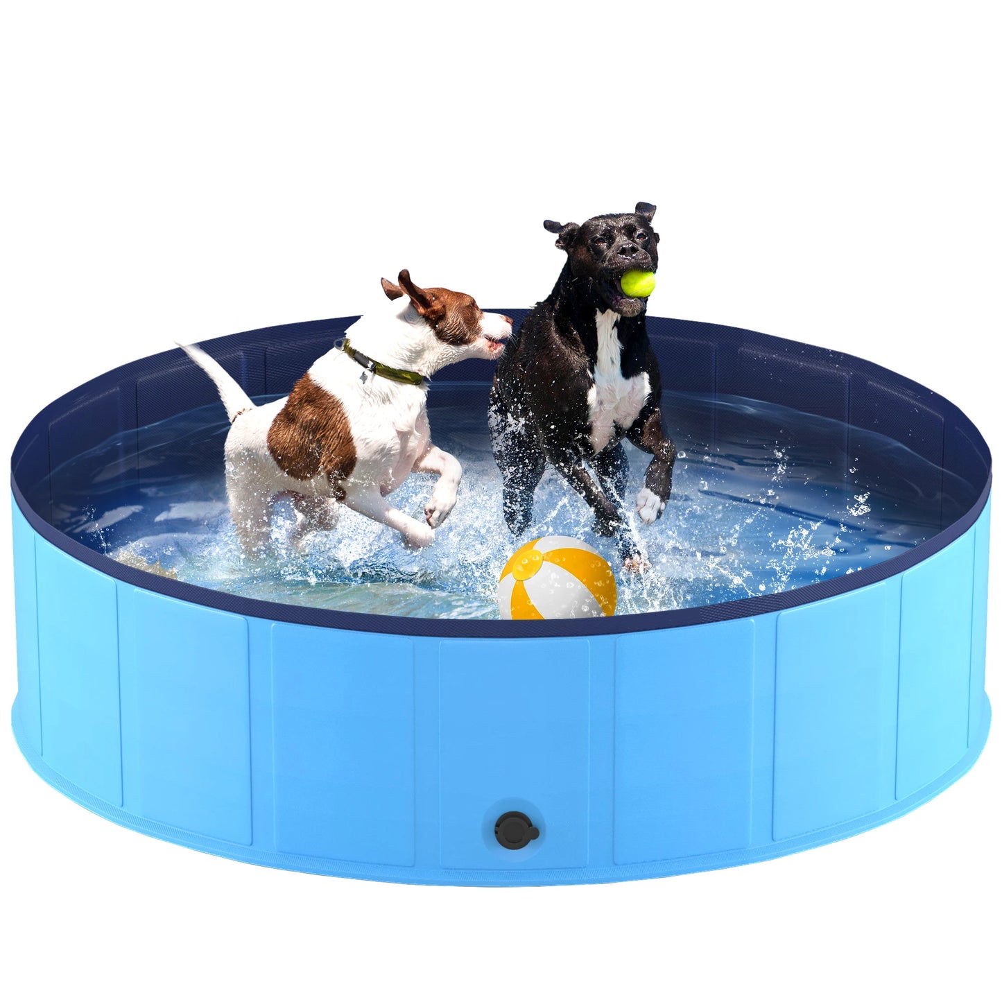 Pet Pool Foldable AllWeatherPVC Bath Tub For Pets Indoor