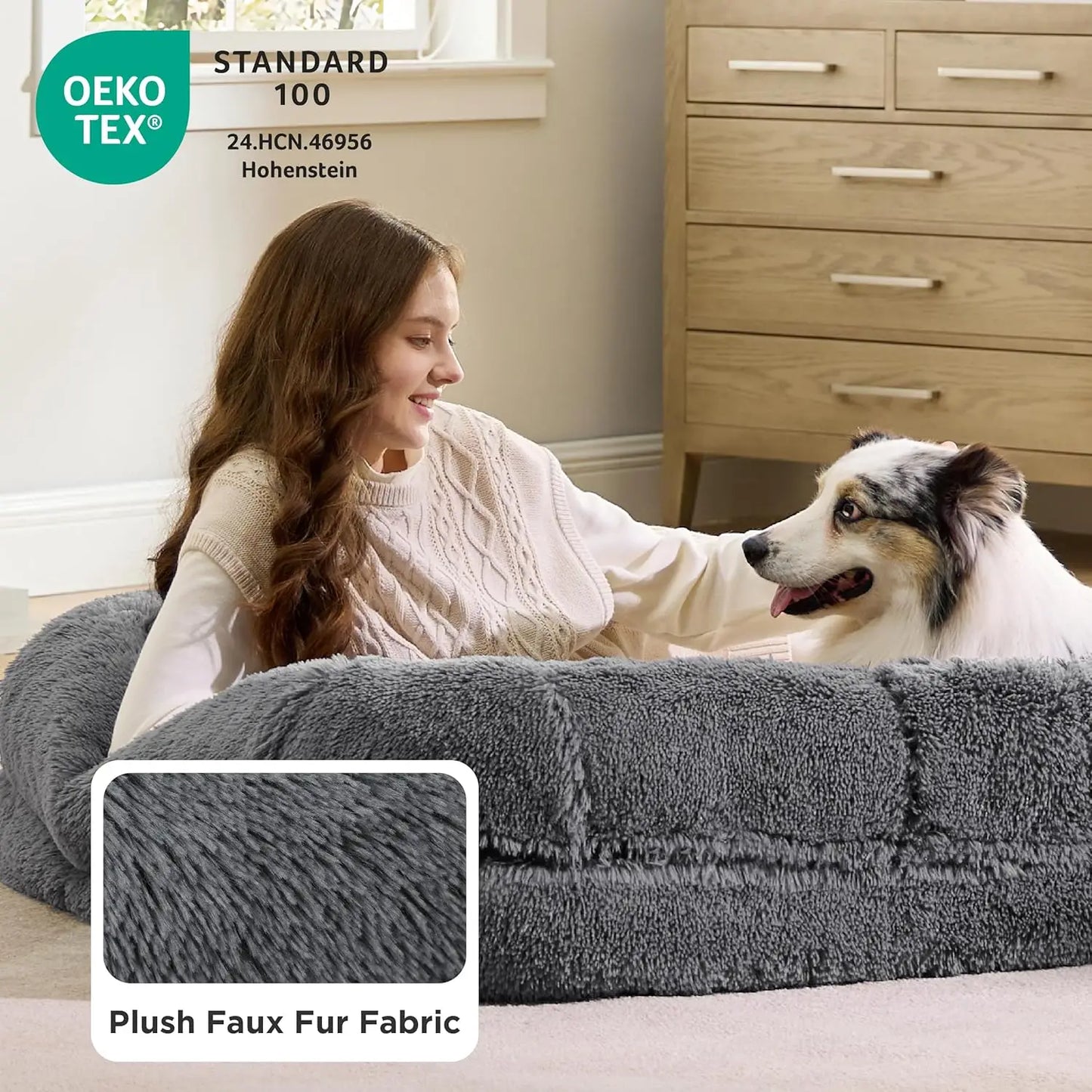 Dog Bed Orthopedic Foam For Adults And Pets Great For Home Use